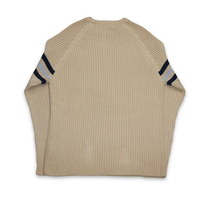 Vintage Y2K Ben Sherman knit sweater beige Deadstock XXL
