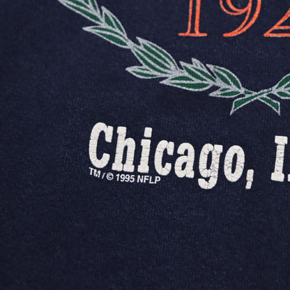 Vintage Rare Galt Sand Chicago Bears NFL 1995 dunkelblau M/L