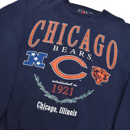 Vintage Rare Galt Sand Chicago Bears NFL 1995 dunkelblau M/L