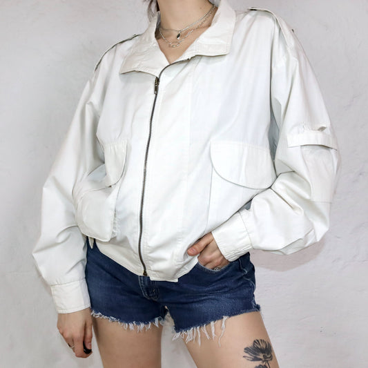 Vintage Blouson beige light jacket 46