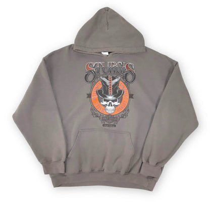 Harley Davidson Hoodie Print grau beige XL