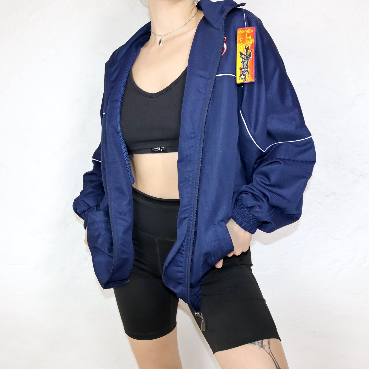 Vintage training jacket blue deadstock SANCHEZZ XL