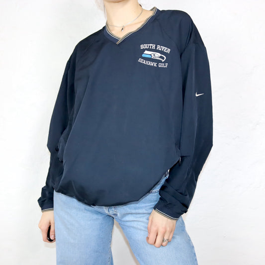 Vintage South River Seahawk Golf Sweatshirt Windbreaker