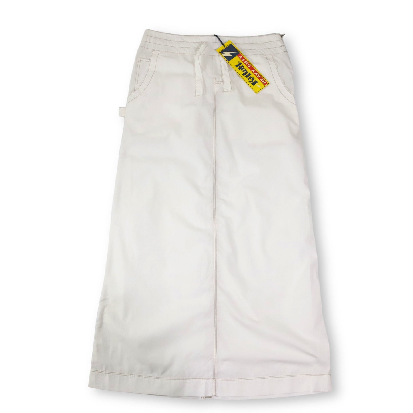 Vintage Y2K KILLAH maxi skirt white Deadstock L