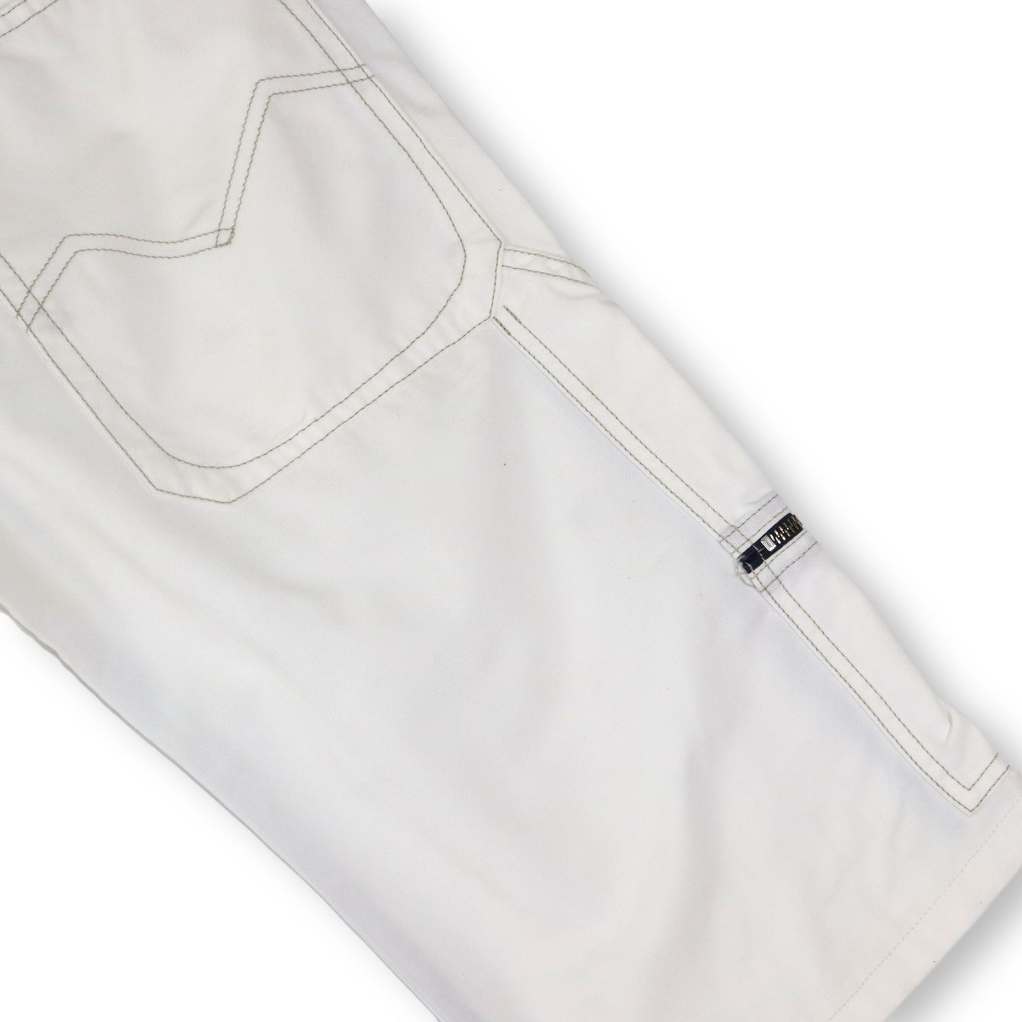 Vintage Y2K Energy Shorts Jeans White Deadstock W30