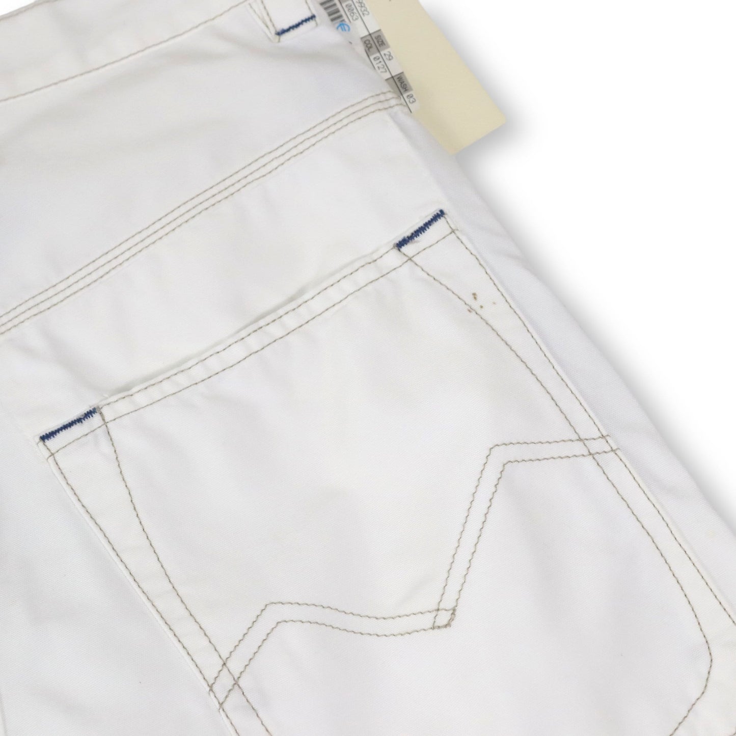 Vintage Y2K Energy Shorts Jeans White Deadstock W30