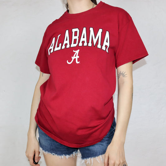 Vintage GILDAN t-shirt red Alabama M