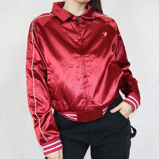 Vintage Y2K jacket gloss red deadstock 55DSL DIESEL M/L
