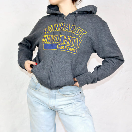 Vintage Hoodie Zipper Jacket Reinhardt University CHAMPION S