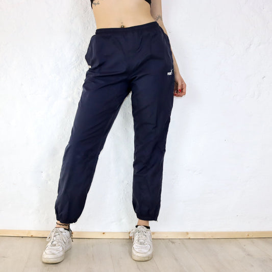 Vintage sweatpants training pants dark blue PUMA 176 M