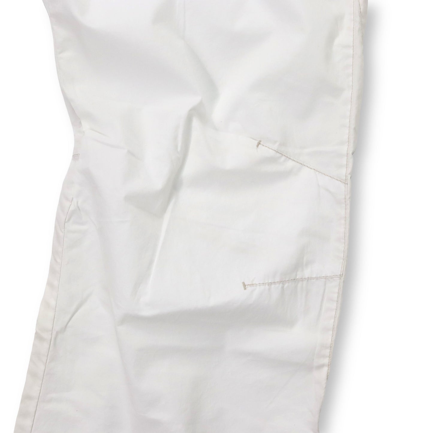 Vintage Y2K Energy Baggy Wide Pants White Deadstock W34