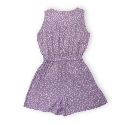 Vintage Ken Marshal one-piece jumpsuit lilac crazy pattern 42
