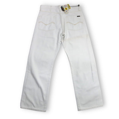 Vintage Y2K ENERGIE Baggy Jeans white Deadstock W34