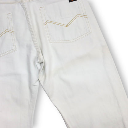 Vintage Y2K ENERGIE Baggy Jeans white Deadstock W34