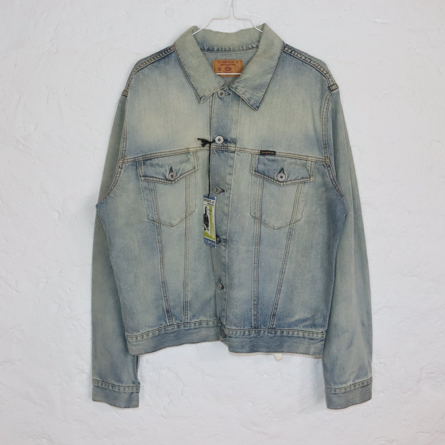 Vintage ENERGIE denim jacket light blue Deadstock XL