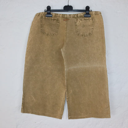 Vintage Essenza Culotte Linen Pants Short Deadstock 38
