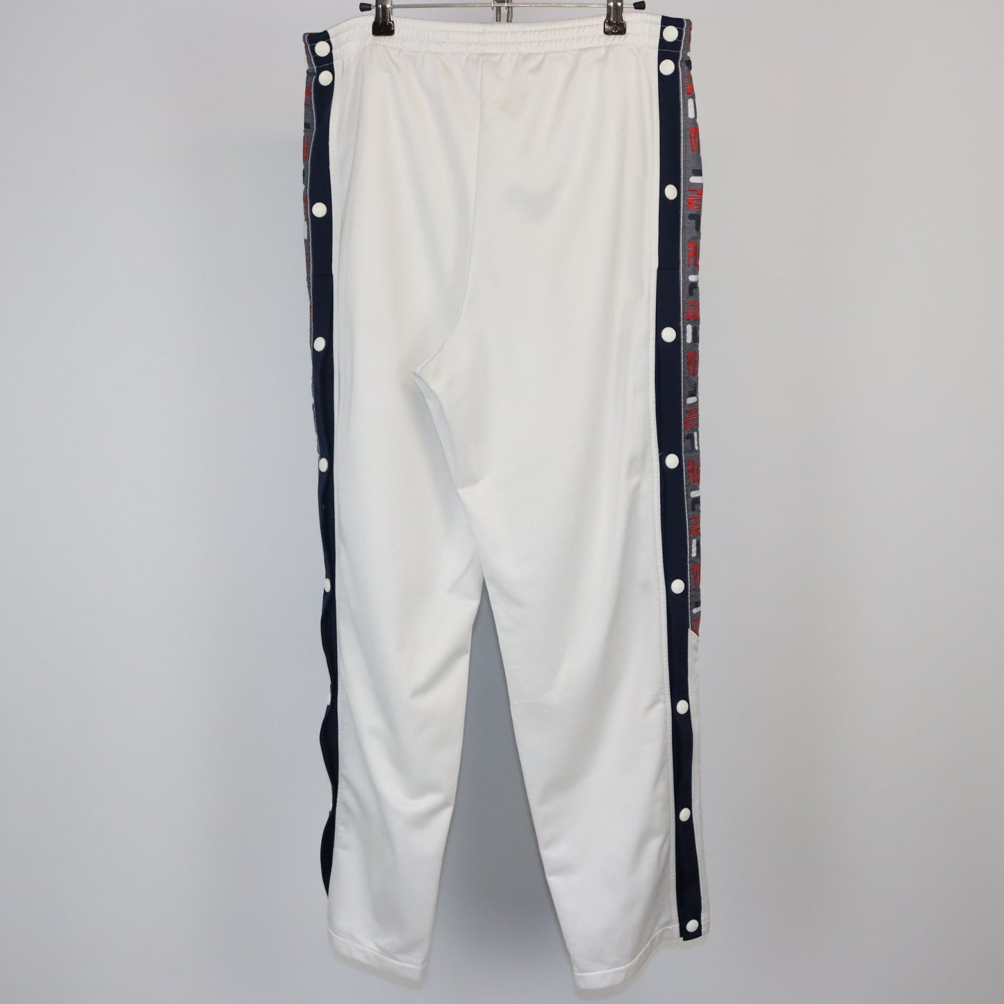 Vintage FILA jogging pants tracksuit pants white with button placket 48 M