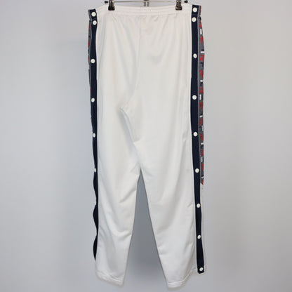 Vintage FILA jogging pants tracksuit pants white with button placket 48 M