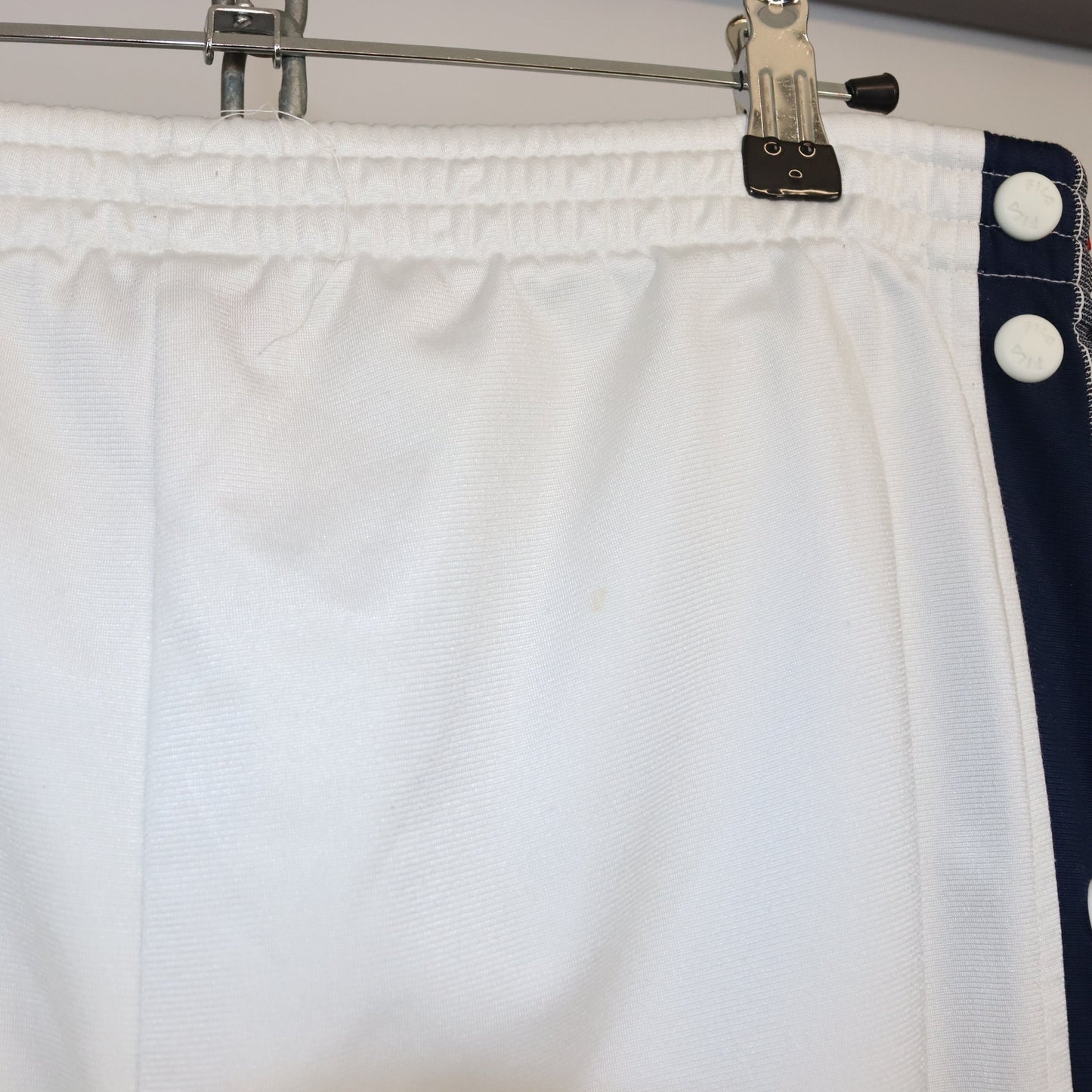 Vintage FILA jogging pants tracksuit pants white with button placket 48 M