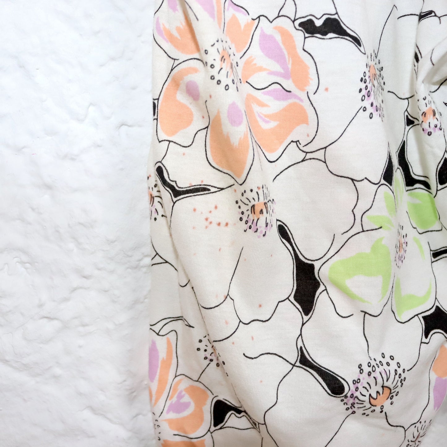 Vintage 80s 90s MEDICO cycling leggings crazy pattern white colorful Deadstock S