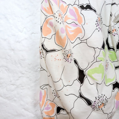 Vintage 80s 90s MEDICO cycling leggings crazy pattern white colorful Deadstock S