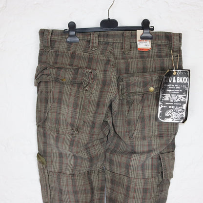 Vintage Y2K CIPO&BAXX Baggy Pants kariert Hose Skater Deadstock W36 L34