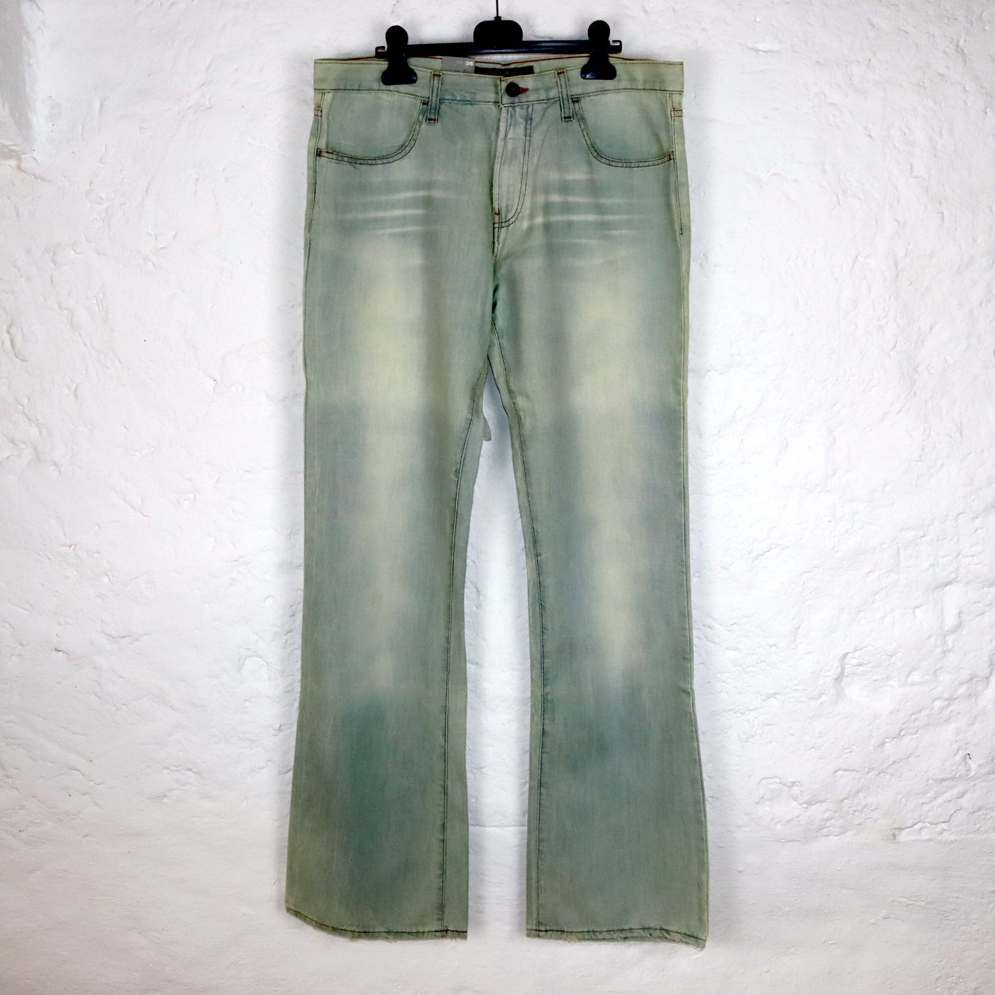 Vintage Y2K ENERGIE flared jeans light blue Deadstock W36