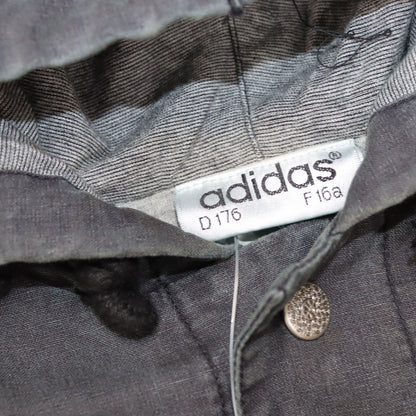 Vintage ADIDAS Rare Streetball Jacket Denim Gray Deadstock 176 M