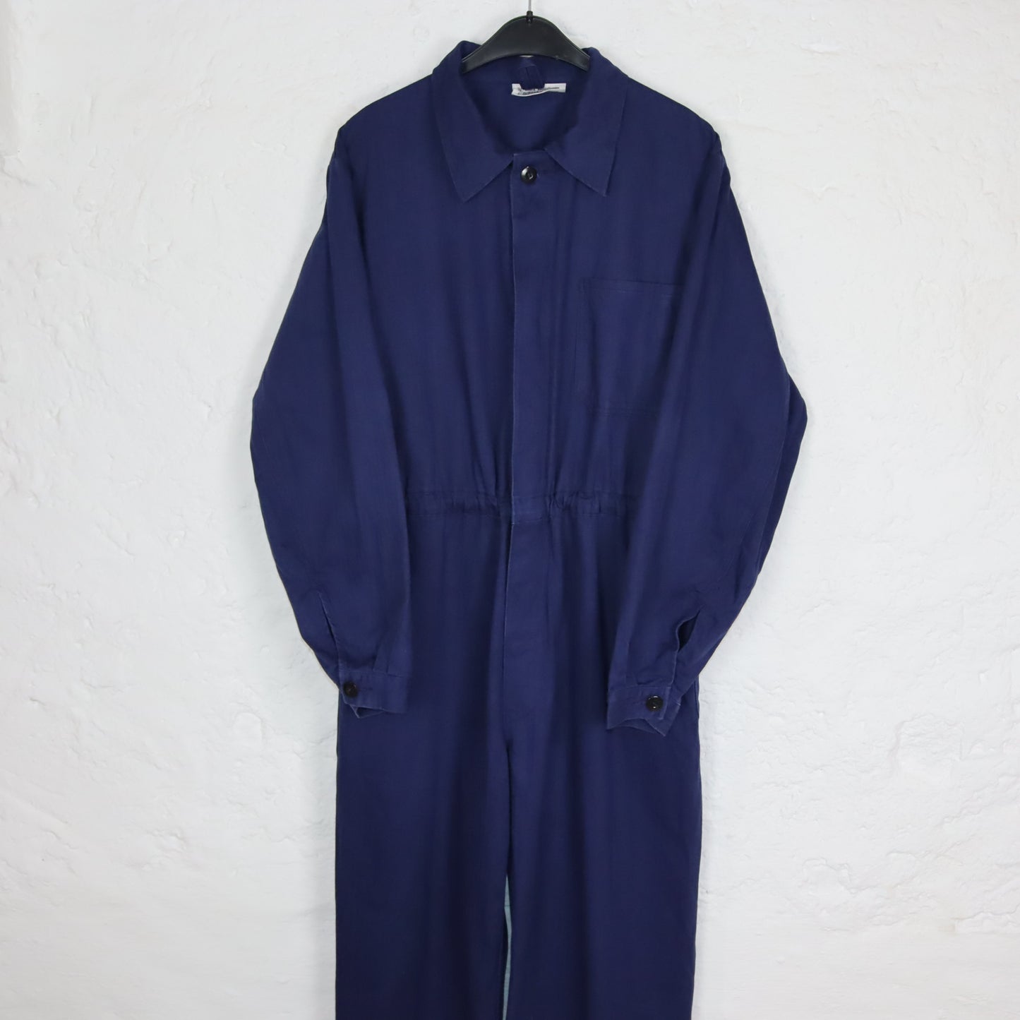 Vintage 80er 90er Workwear Overall Einteiler langarm blau 50 M