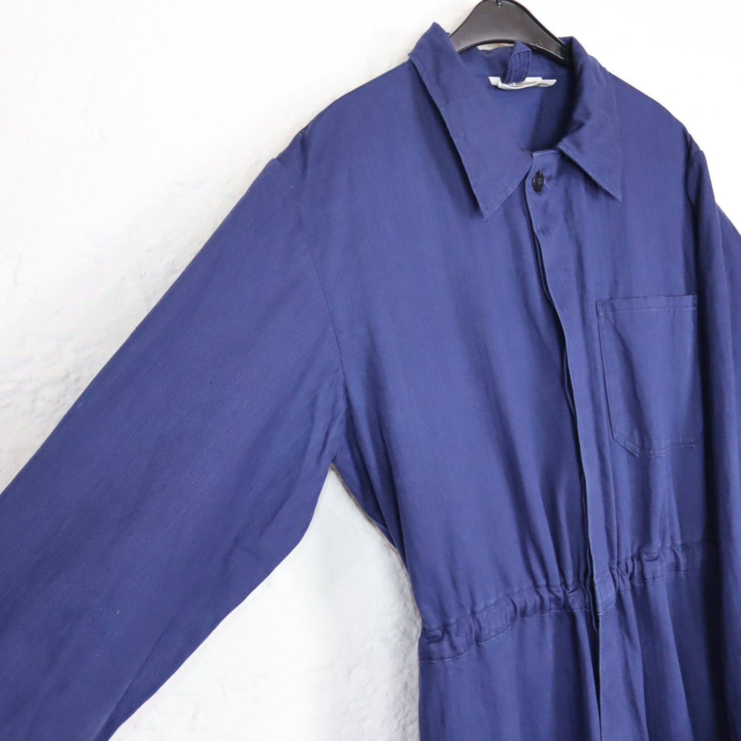 Vintage 80er 90er Workwear Overall Einteiler langarm blau 50 M