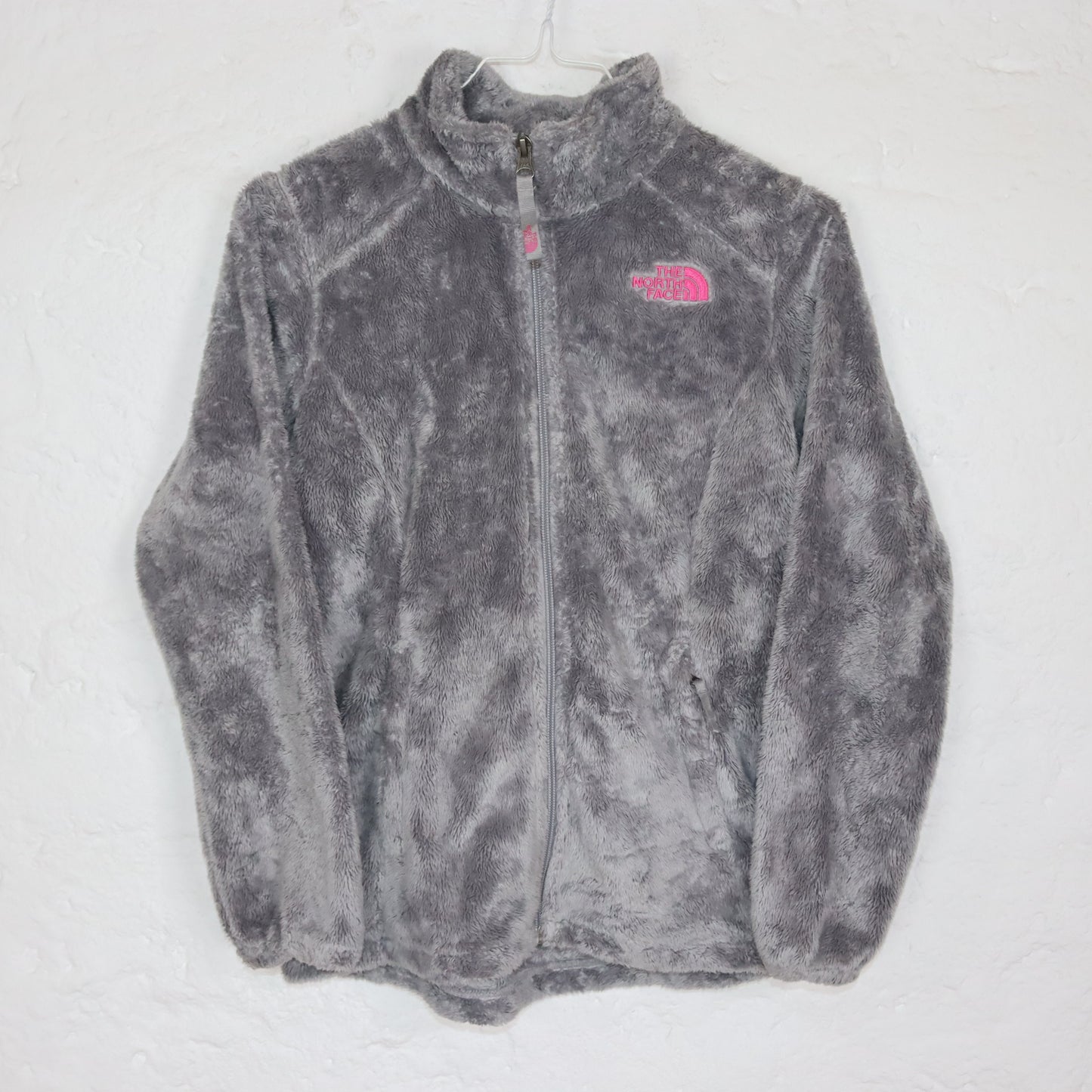 Vintage 00er Y2K TNF The North Face Teddyfleece Fleecejacke Mädchen M