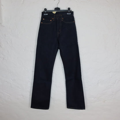 Vintage 90s 00s LEVIS 501 dark blue jeans straight leg deadstock UNWORN with tag W26 L32