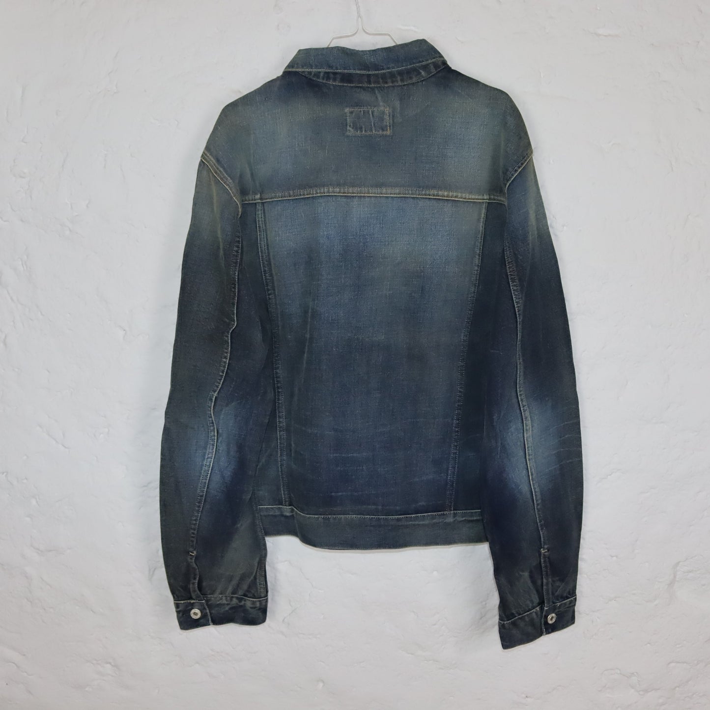 Vintage 00er Y2K ENERGIE Jeansjacke washed out blau UNGETRAGEN mit Etikett XXL
