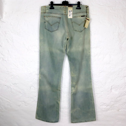 Vintage 90s 00s Y2K ENERGY jeans pants low waist baggy deadstock W34