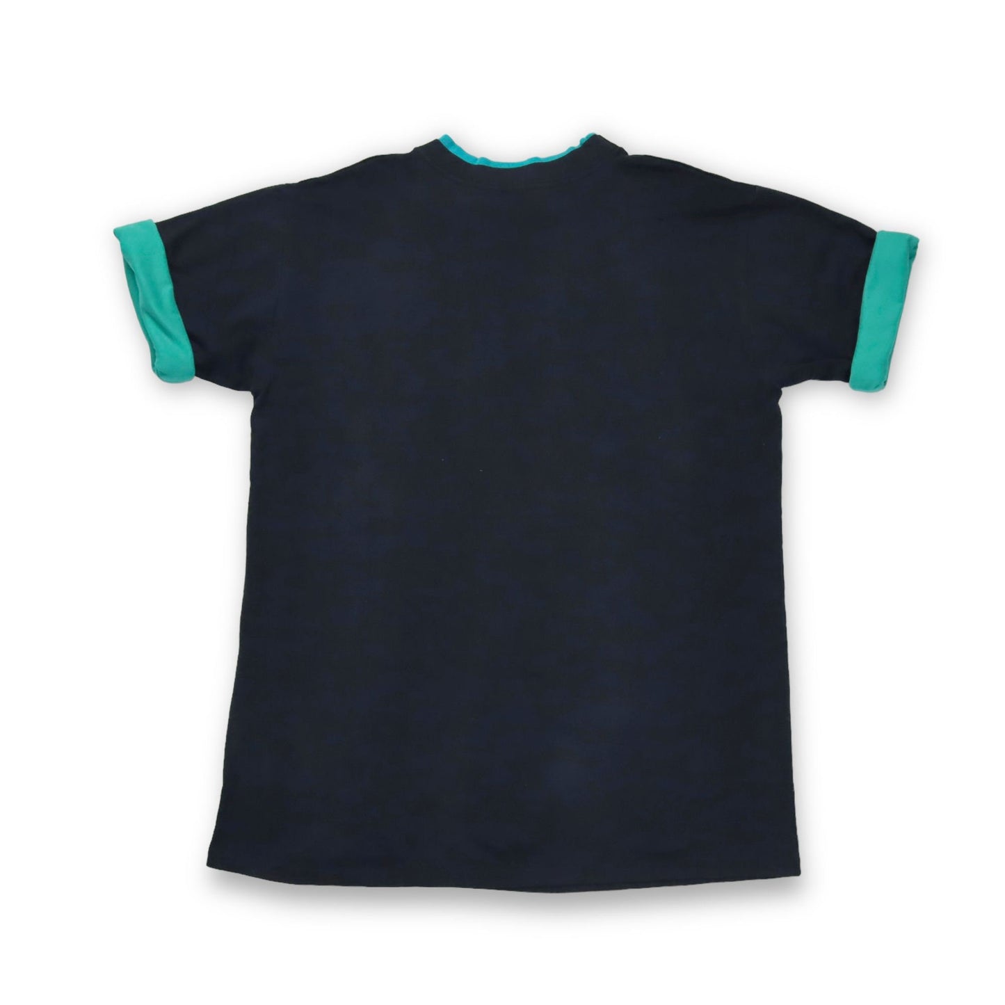 Vintage 80s 90s DIPORT USA T-Shirt short sleeve black turquoise print Bryce Canyon XL
