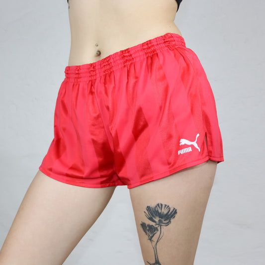 Vintage 80s 90s PUMA Rare running shorts shorts red Made in West Germany M