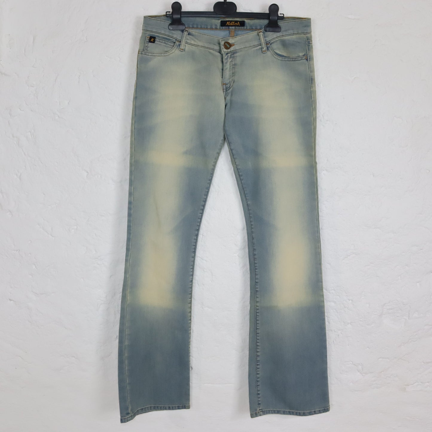 Vintage 90s 00s Y2K KILLAH jeans pants low waist hip pants flared pants deadstock W31