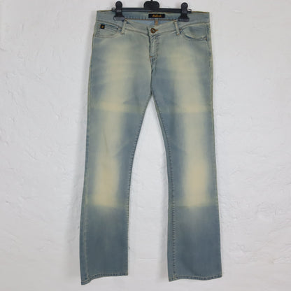 Vintage 90s 00s Y2K KILLAH jeans pants low waist hip pants flared pants deadstock W31