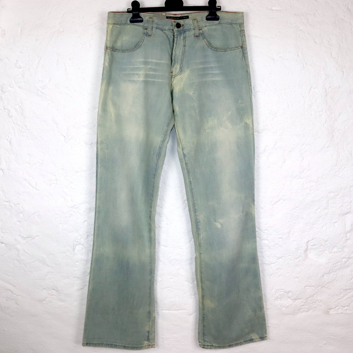 Vintage 90s 00s Y2K ENERGY jeans pants low waist baggy deadstock W34