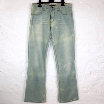 Vintage 90s 00s Y2K ENERGY jeans pants low waist baggy deadstock W34