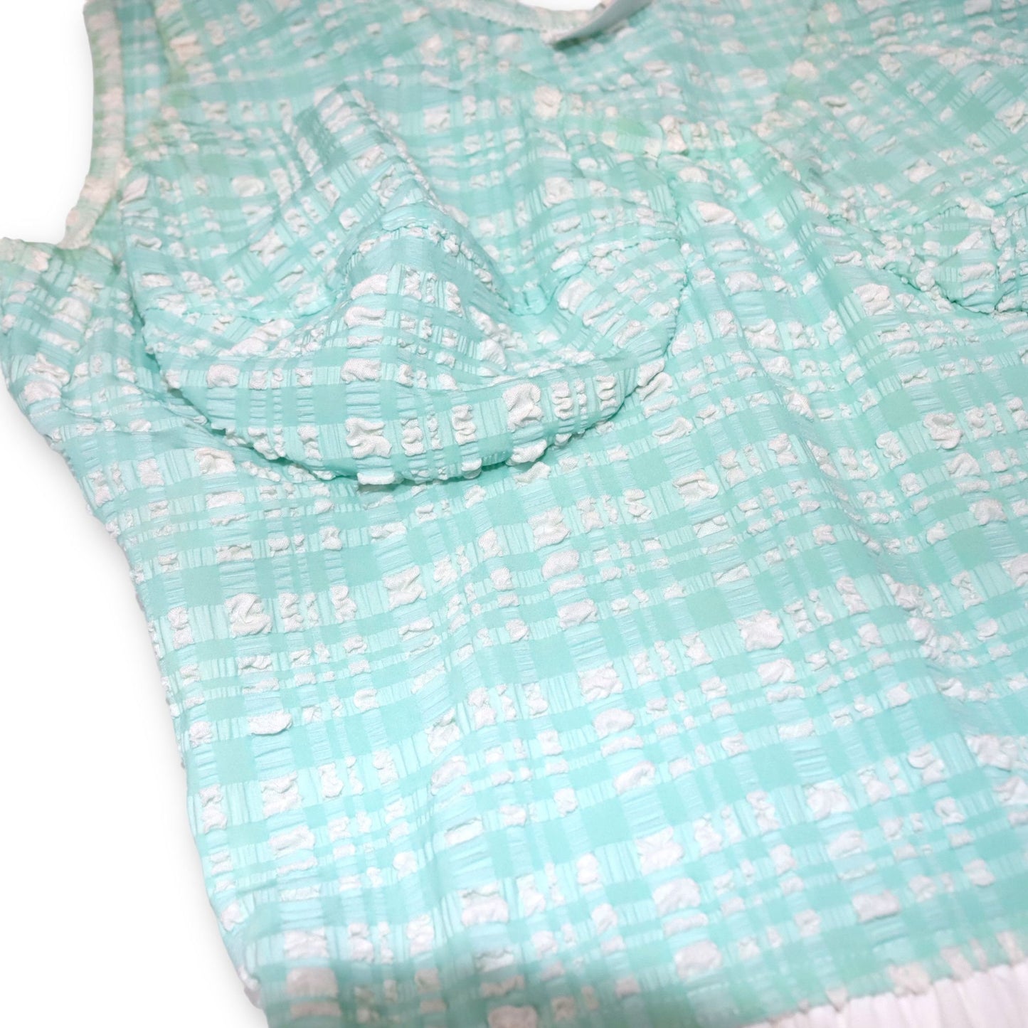 Vintage 80er 90er ELLESSE Rare Tennis Jumpsuit Hosenkleid türkis weiß Deadstock S