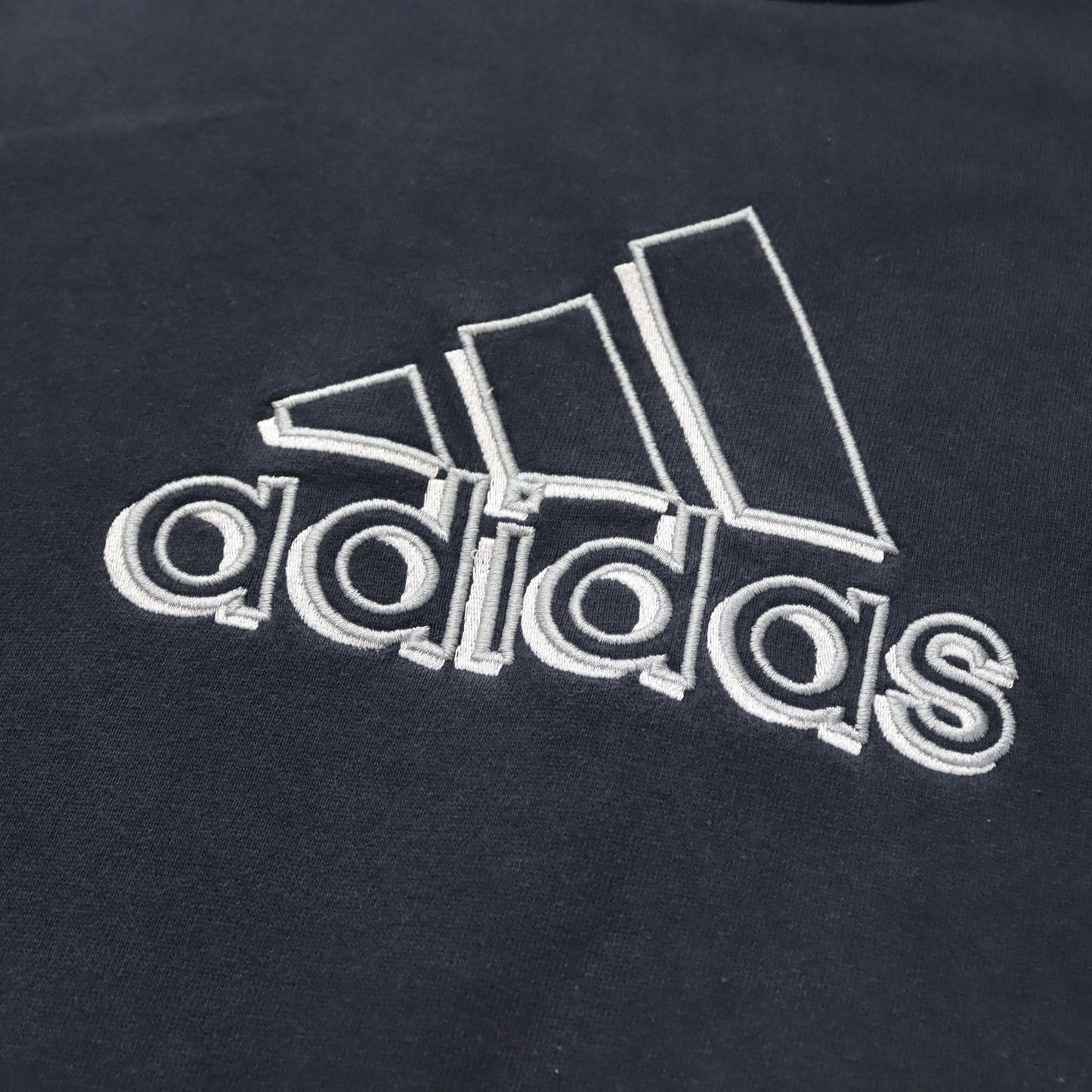 Vintage 80er 90er ADIDAS Sweatshirt Pullover dunkelblau XS
