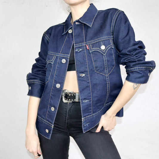 Vintage 80s 90s LEVIS denim jacket jacket denim deadstock M