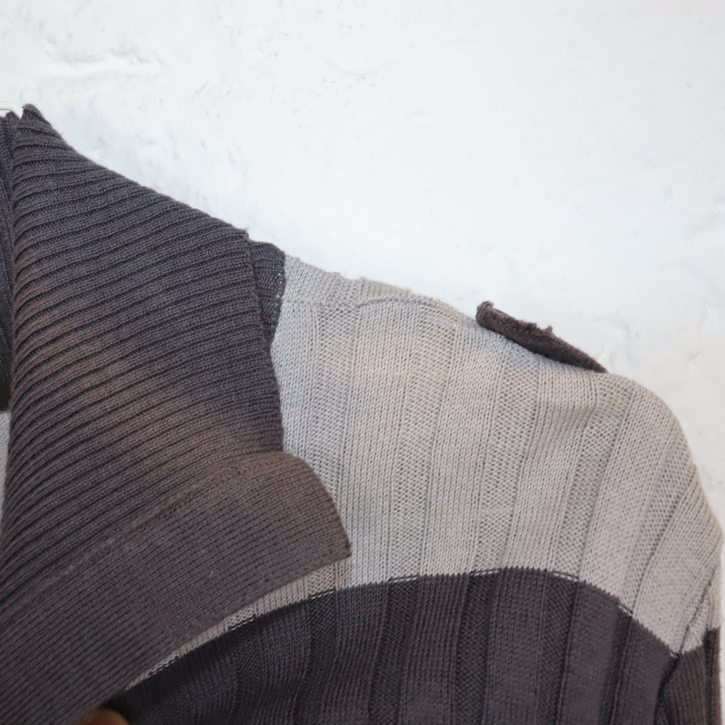 Vintage 90s 00s Y2K CIPO&amp;BAXX longsleeve thin sweater striped deadstock