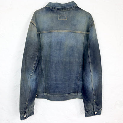 Vintage 90s 00s Y2k ENERGY Denim Jacket Denim Deadstock XXL