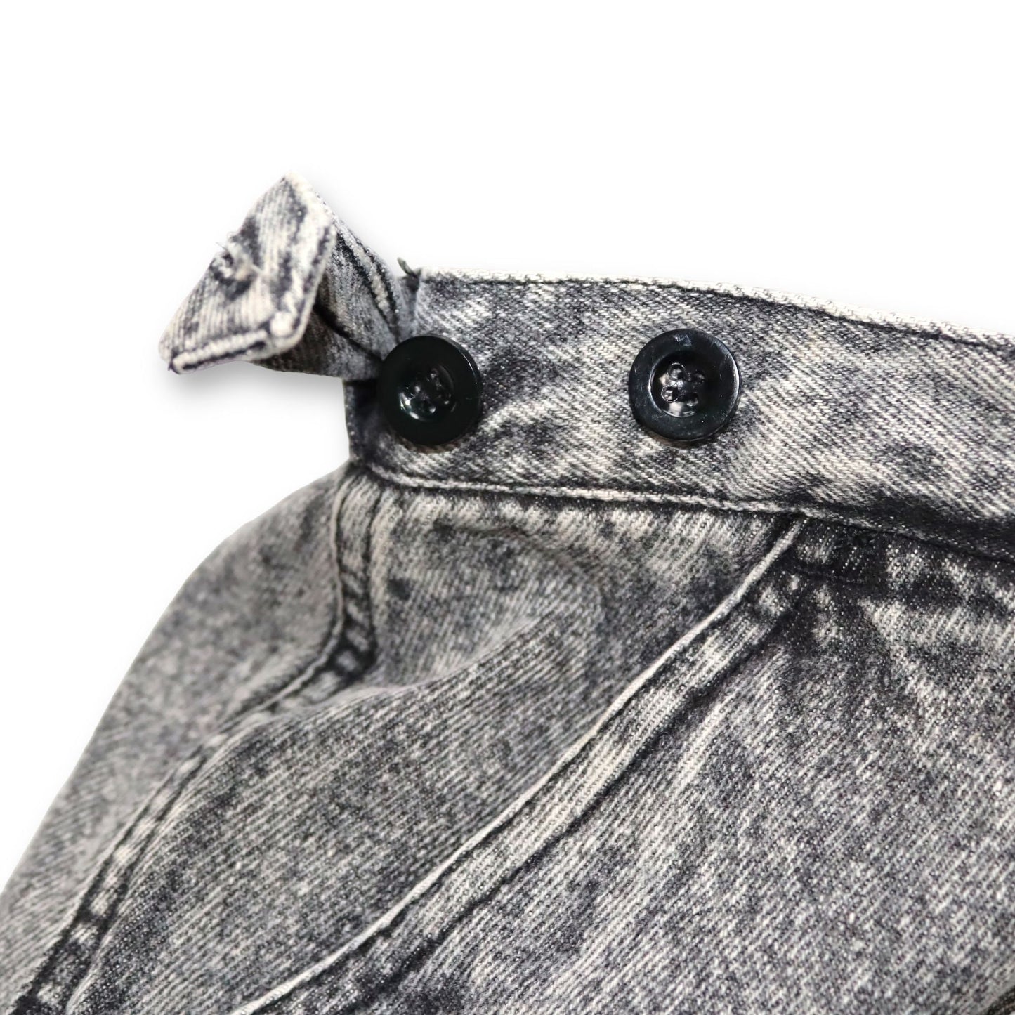Vintage 80er 90er GÜNTER JONCKER Jeansshorts Shorts Denim stonewashed grau 48 M