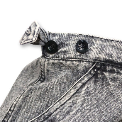 Vintage 80er 90er GÜNTER JONCKER Jeansshorts Shorts Denim stonewashed grau 48 M