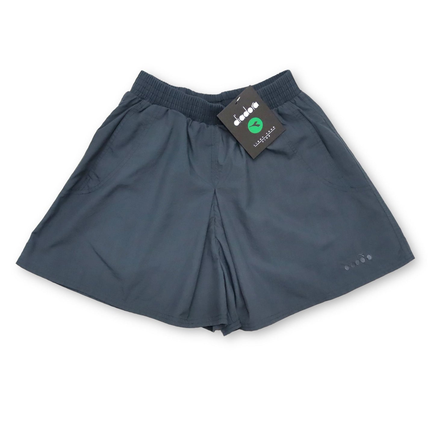 Vintage 80er 90er DIADORA Shorts Hosenrock dunkelgrau Deadstock 36