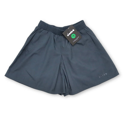 Vintage 80er 90er DIADORA Shorts Hosenrock dunkelgrau Deadstock 36