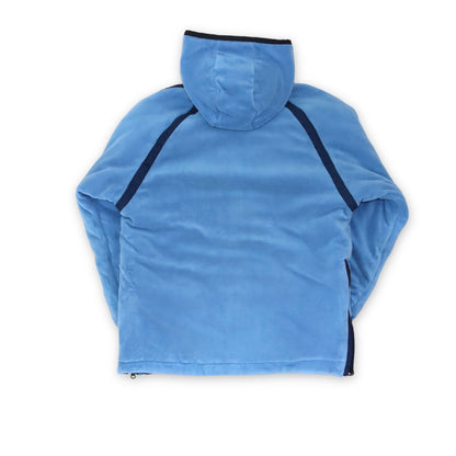Vintage 80er 90er  NIKE Wendejacke Jacke Fleece hellblau dunkelblau XS/S